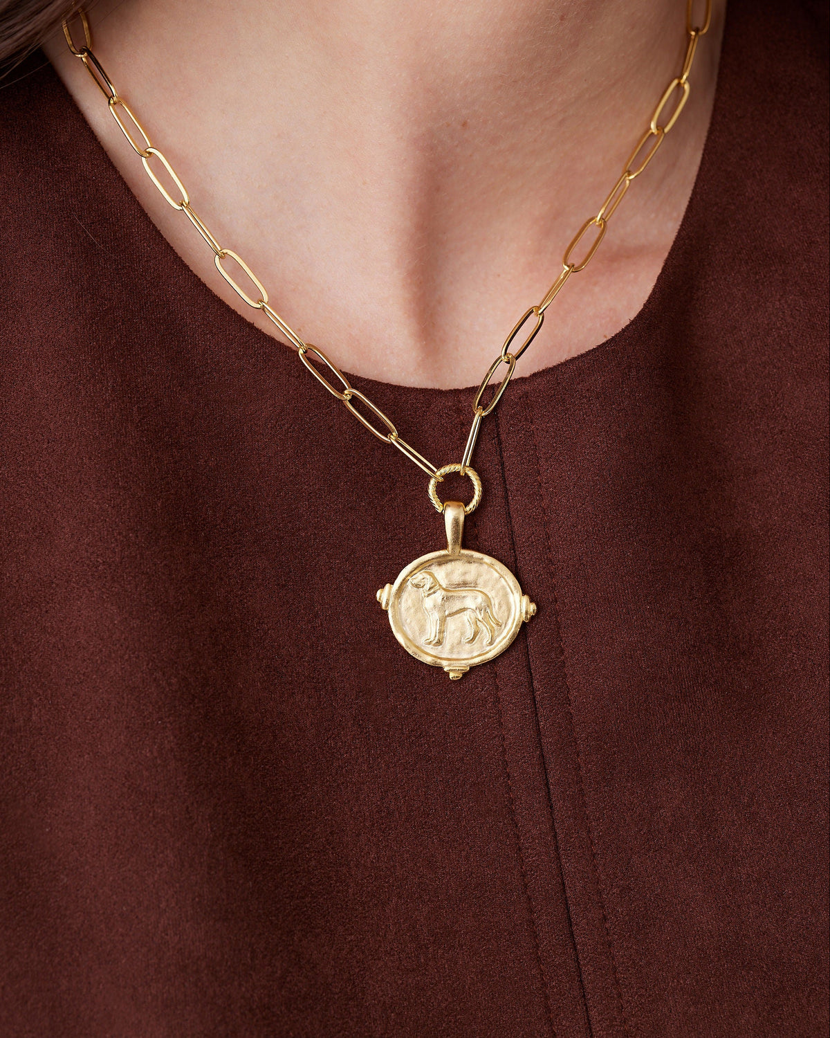 Retriever Paperclip Necklace