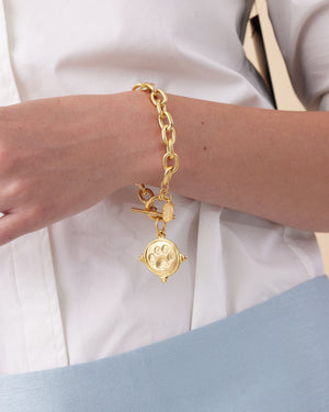 Paw Print Toggle Bracelet