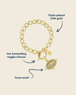 Trout Toggle Bracelet