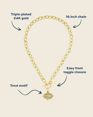 Trout Toggle Necklace