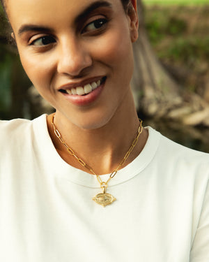 Trout Paperclip Necklace