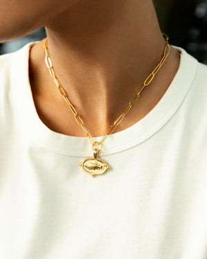 Trout Paperclip Necklace