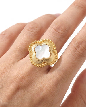 Camellia Clover Ring