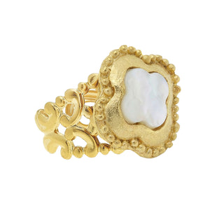 Camellia Clover Ring