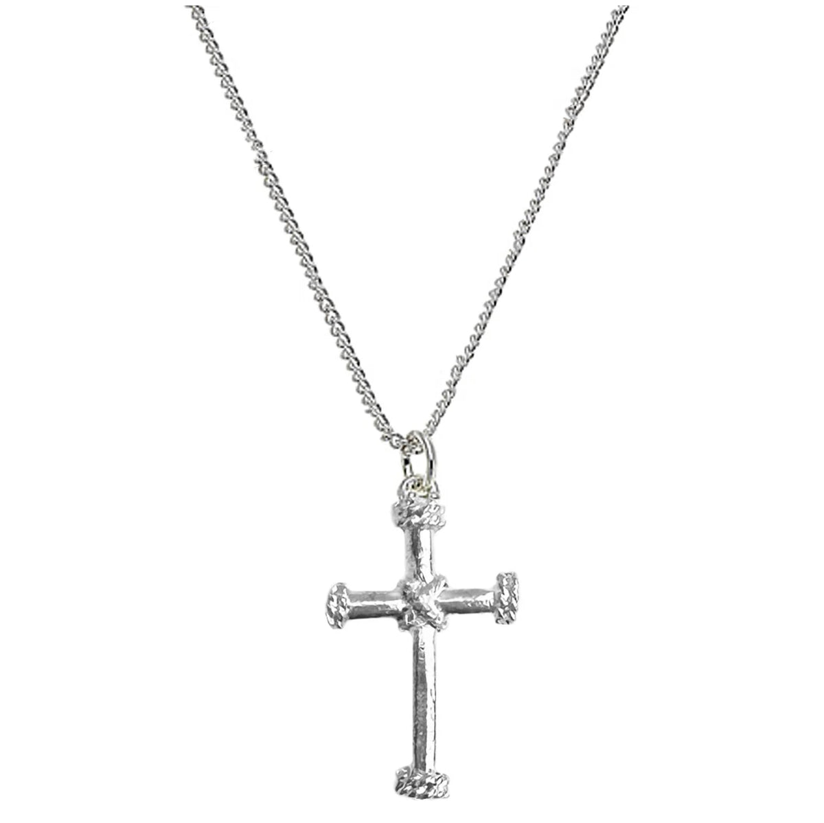 Silver Dainty Cross Necklace