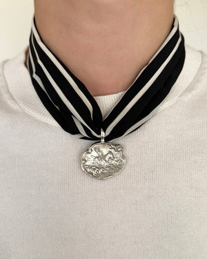 Silver Sporting Horse Pendant