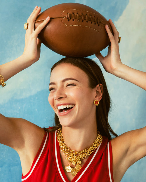 Susan Shaw Gold Spike Gold Hoops