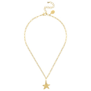 Petite Star Paperclip Necklace