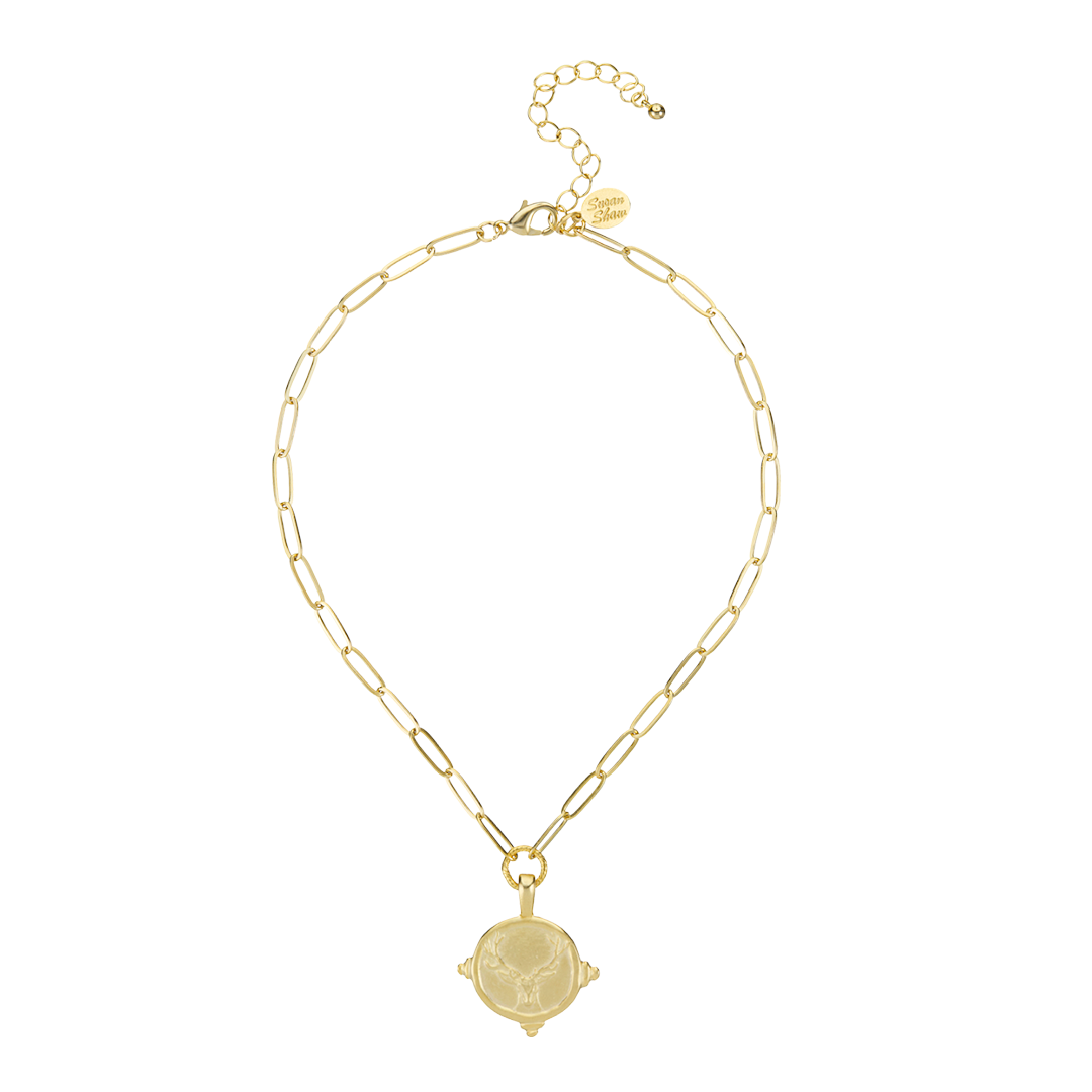 Stag Paperclip Necklace
