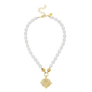 Stag Pearl Necklace