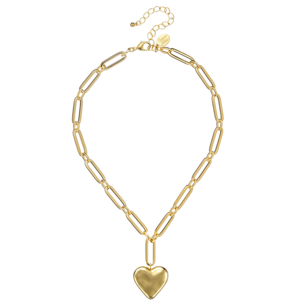 Monroe Pillow Heart Necklace