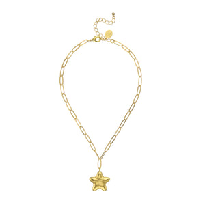 Pillow Star Necklace
