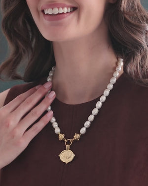 Pheasant Pearl Necklace