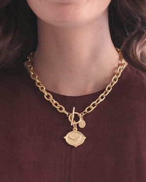 Pheasant Toggle Necklace