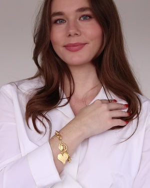 Heart Toggle Bracelet