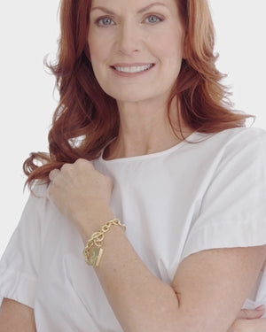 Bird Bam Mahjong Toggle Bracelet