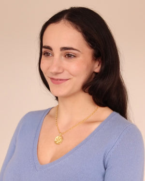 Oyster Plate Cable Necklace