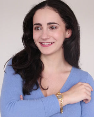 Dove Coin Toggle Bracelet