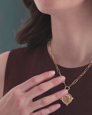 Spaniel Paperclip Necklace