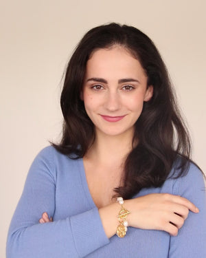 Oyster Plate Pearl Bracelet