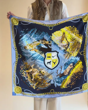 Sporting Club Silk Scarf
