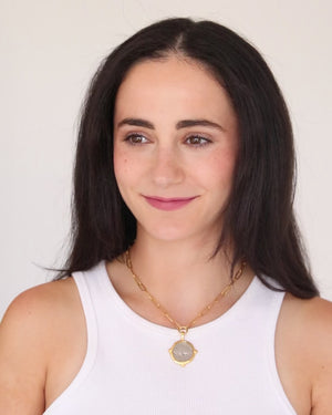 Buffalo Nickel Paperclip Necklace