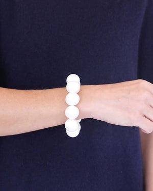 Lucille Cotton Pearl Bracelet