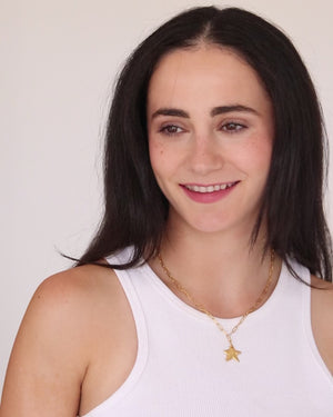 Petite Star Paperclip Necklace