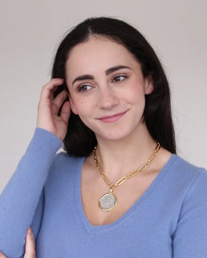 New Zealand Mixed Link Paperclip Necklace