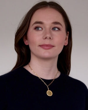 Franc Paperclip Necklace