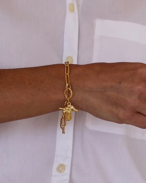 Wild Boar Paperclip Bracelet