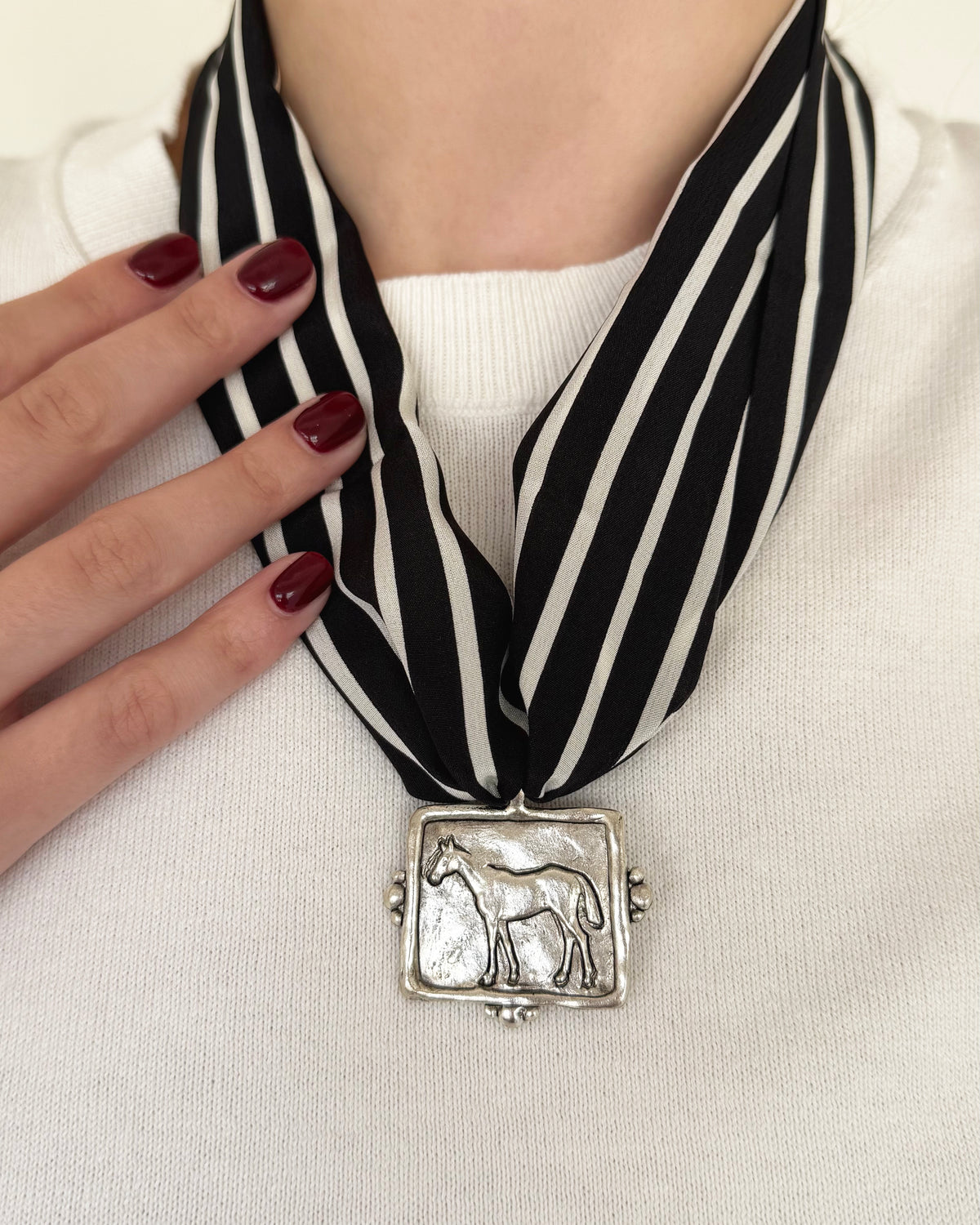 Silver Horse Pendant