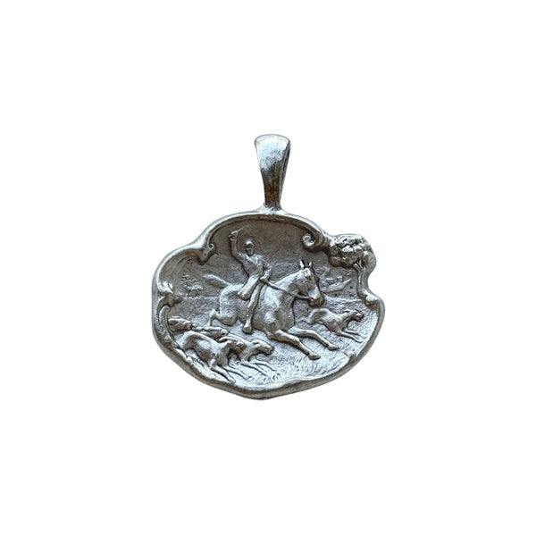 Silver Sporting Horse Pendant