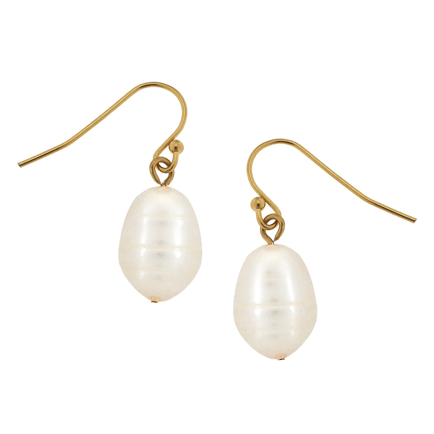 Small Freshwater Pearl Drop Earrings - Susan Shaw