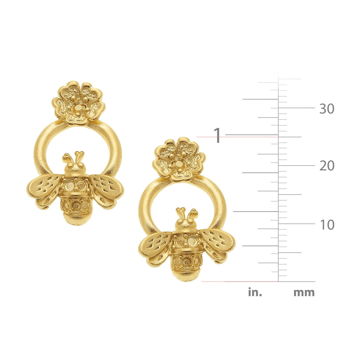Poppy Bee Studs