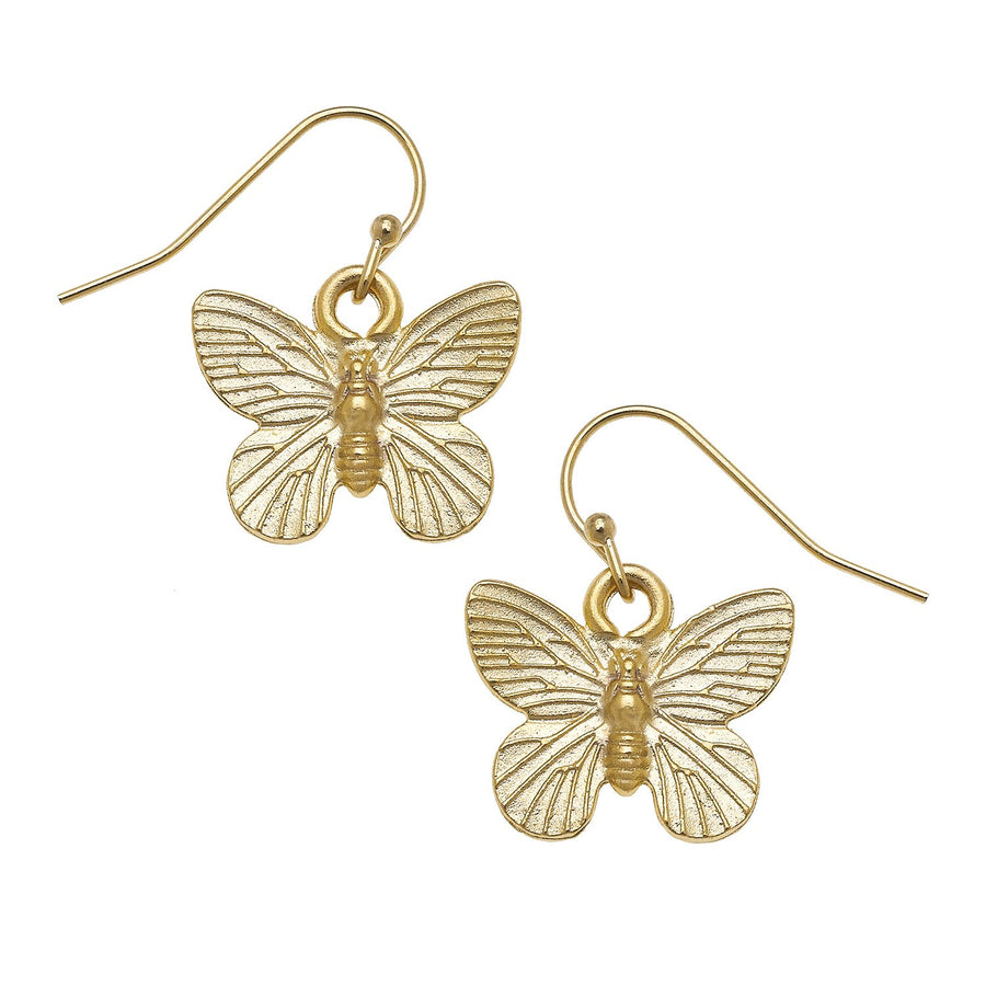 Butterfly Drop Earrings