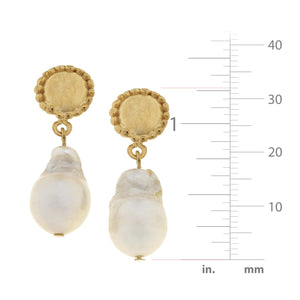 Baroque Pearl Post Earrings