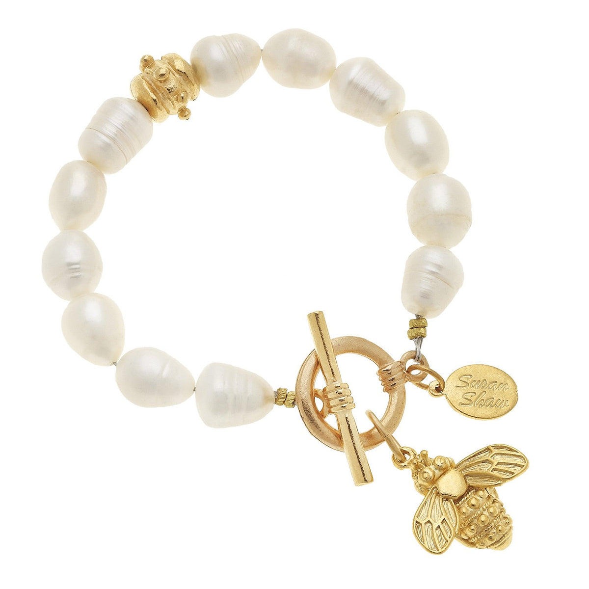 Week 26 Creative Challenge : A Freshwater Pearl Bracelet and Matching  Earrings