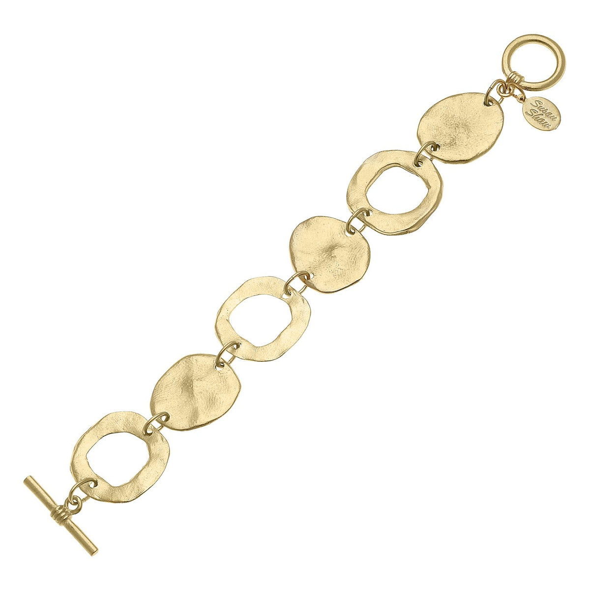 Vintage Amethyst 14 Karat Yellow Gold Toggle Bracelet at 1stDibs | 14k gold  toggle bracelet