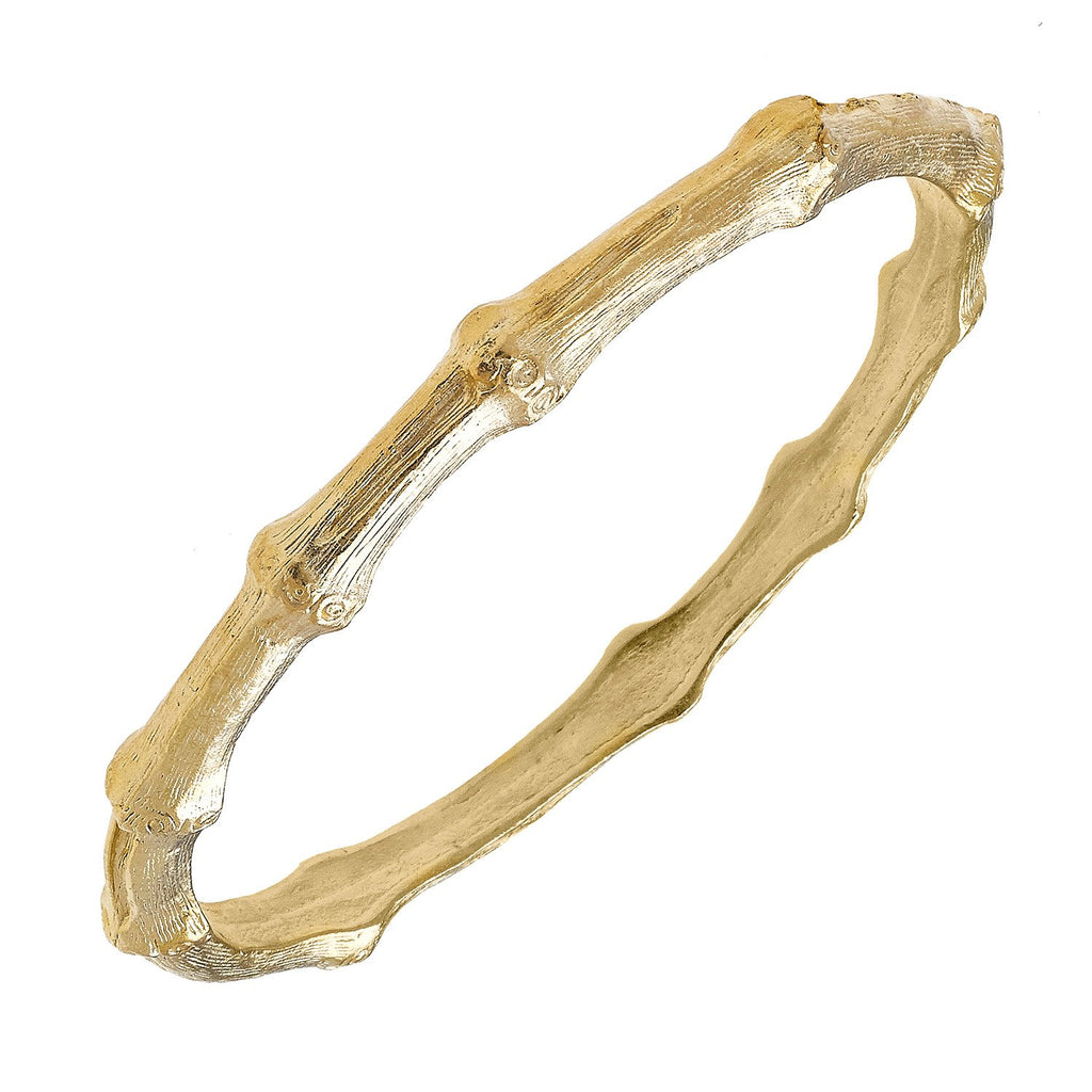 9ct gold bamboo on sale bangle