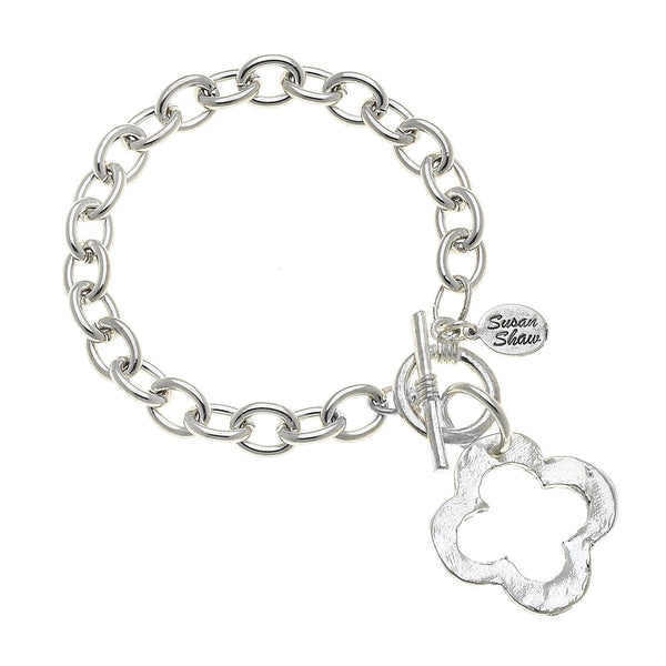 Open Clover Chain Bracelet – Gold