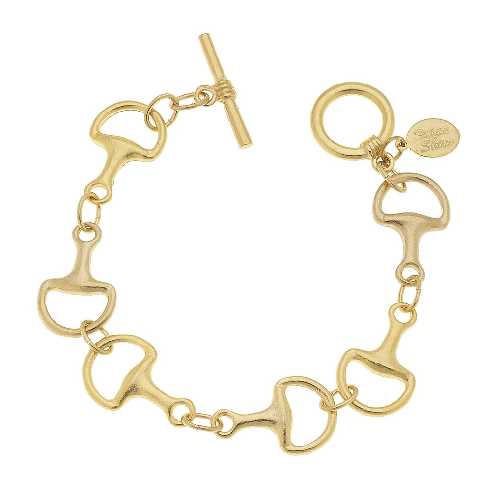Susan Shaw Horse Bit Toggle Bracelet