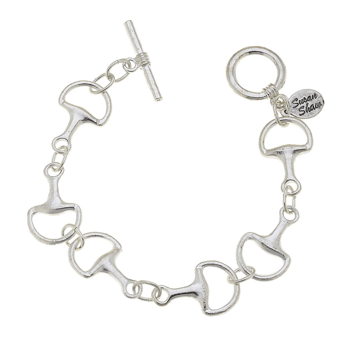 Ross-Simons Italian Sterling Silver Horsebit Bracelet With Black Onyx for  Female, Adult - Walmart.com