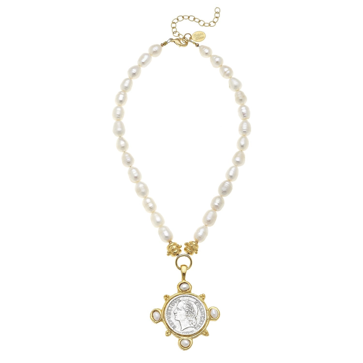 Susan Shaw French Franc Marie Necklace
