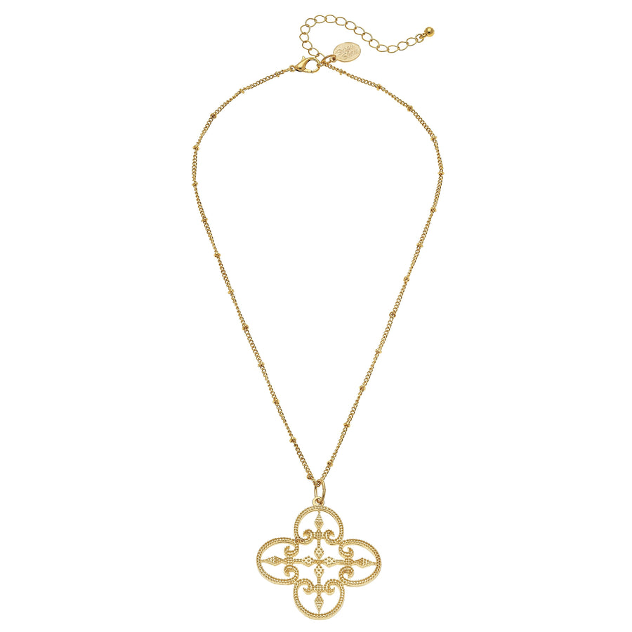 Filigree Clover Necklace