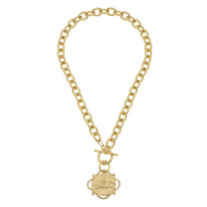 Equestrian Toggle Necklace