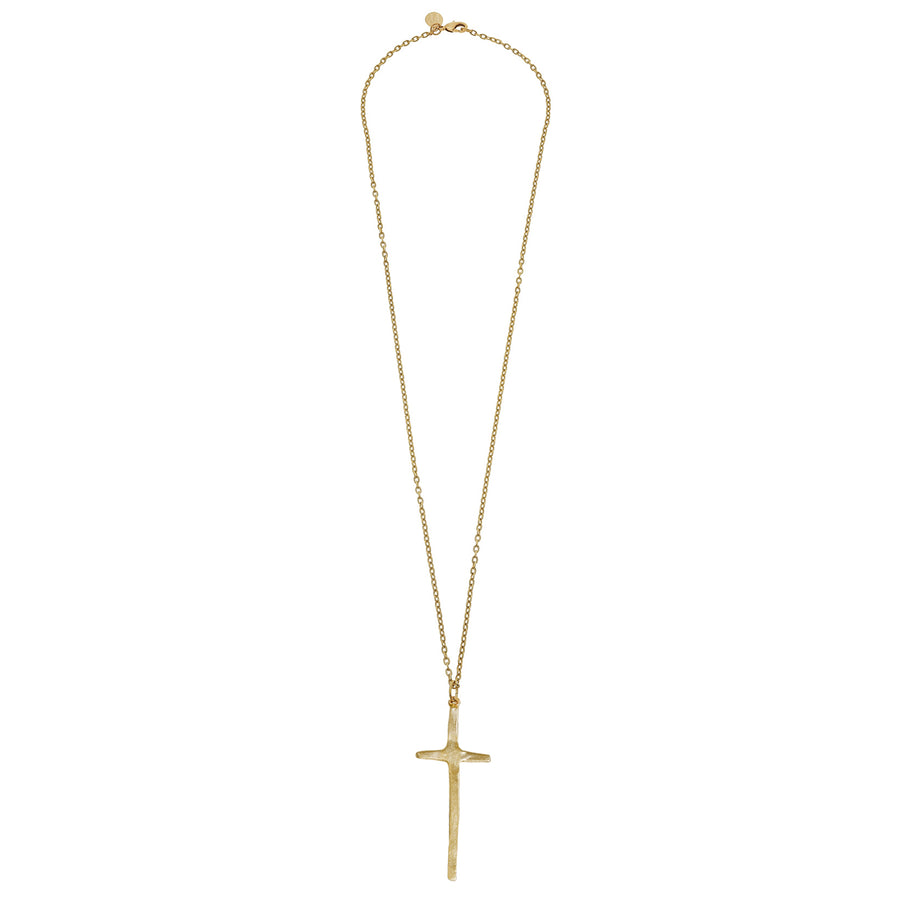 Long Tall Cross Necklace