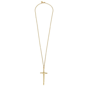 Long Tall Cross Necklace