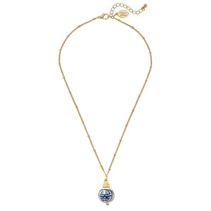 Blue & White Dainty Necklace