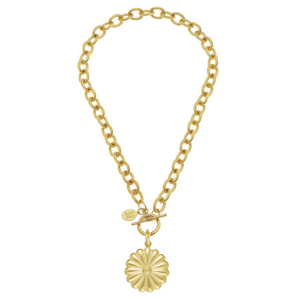 Connie Round Toggle Necklace